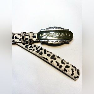 Leopard animal print Belt Lanca Perfume 37” Length
